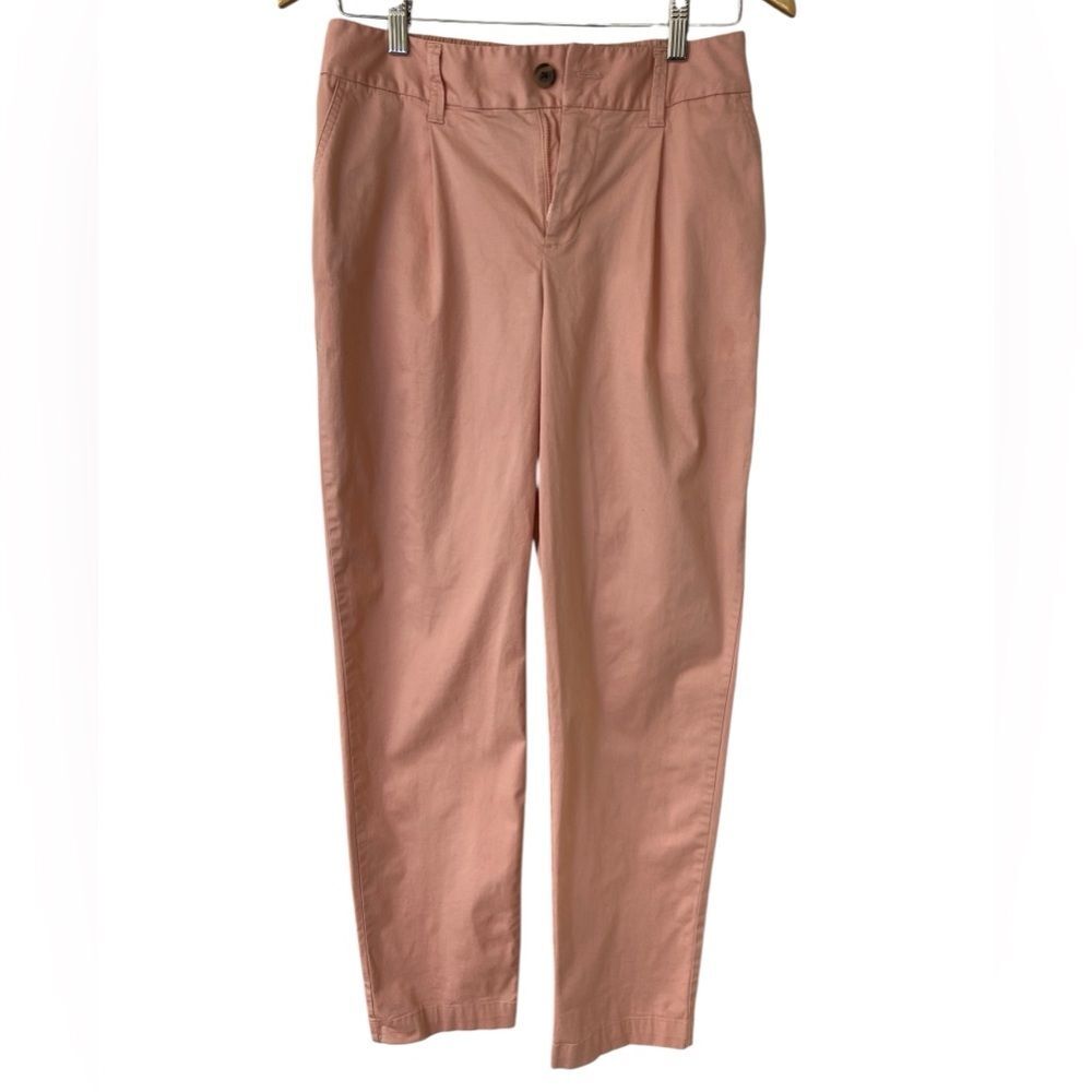 A New Day Pink Pleated Front Ankle-length Pants Size XS